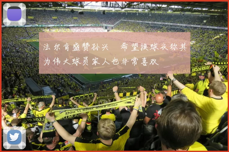 法尔肯盛赞孙兴慜希望换球衣称其为伟大球员家人也非常喜欢